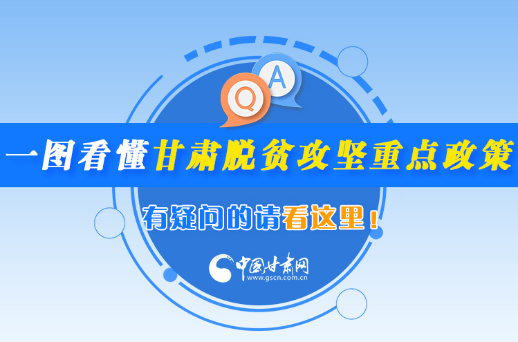 一圖看懂甘肅脫貧攻堅(jiān)重點(diǎn)政策，有疑問的請(qǐng)看這里！