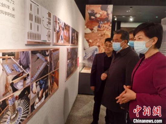 圖為展覽現(xiàn)場(chǎng)。　馮志軍 攝