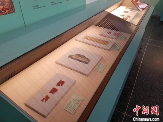 圖為展覽現場。 敦煌研究院供圖 圖為展覽現場。 敦煌研究院供圖