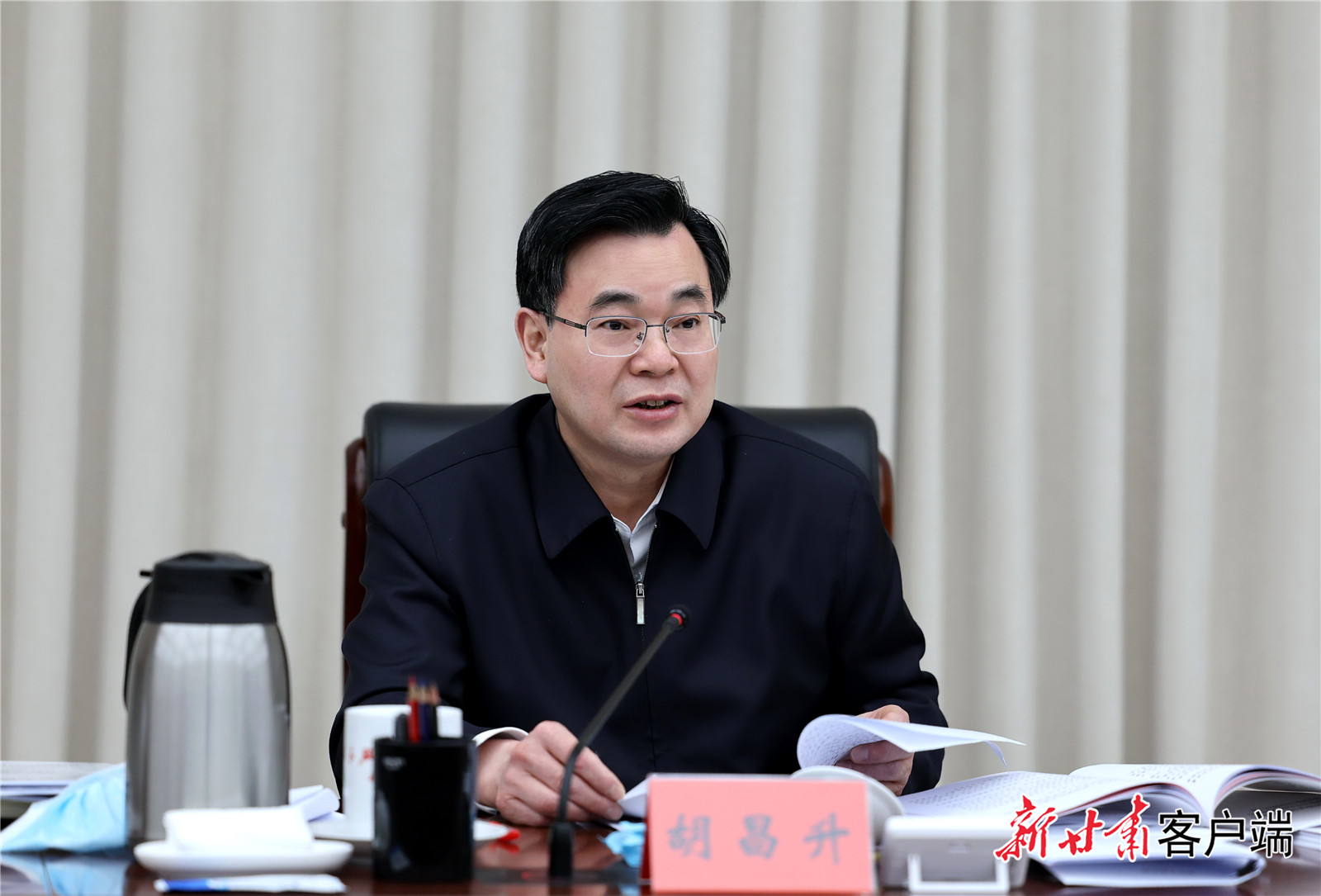省黃河流域生態保護小組會在蘭州召開1